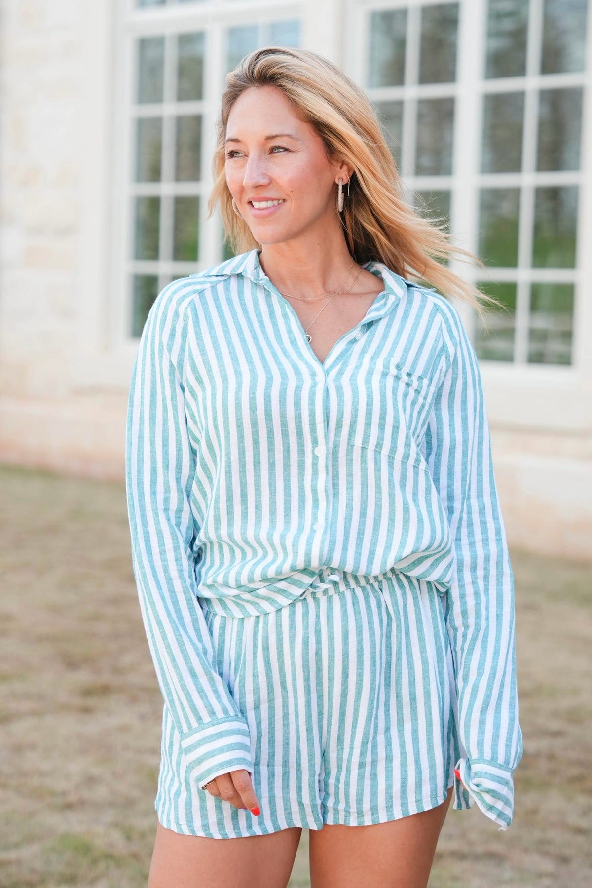 Z Supply Perfect Linen Striped Top