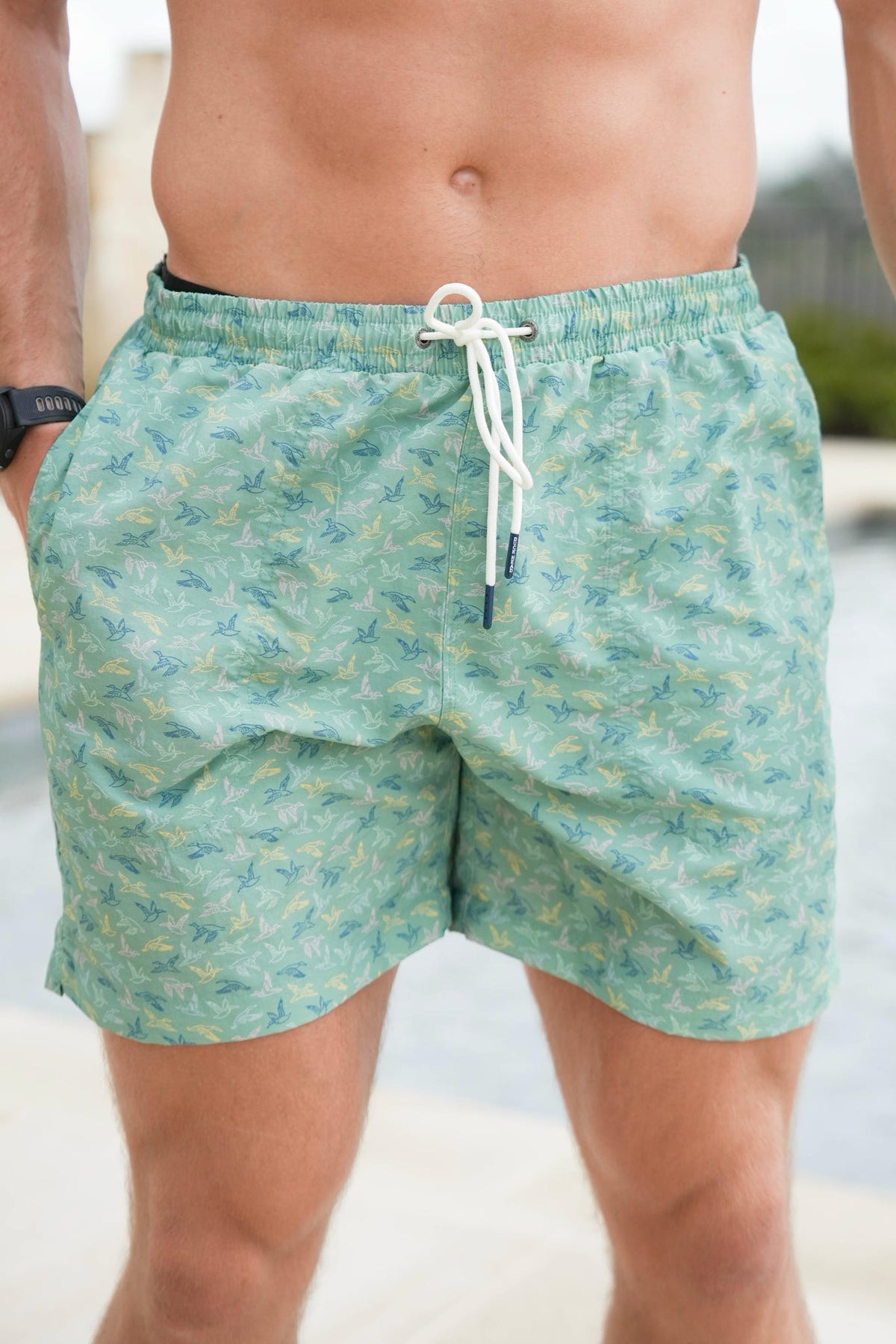Duck Head 6'' Print Sailport Swim Short