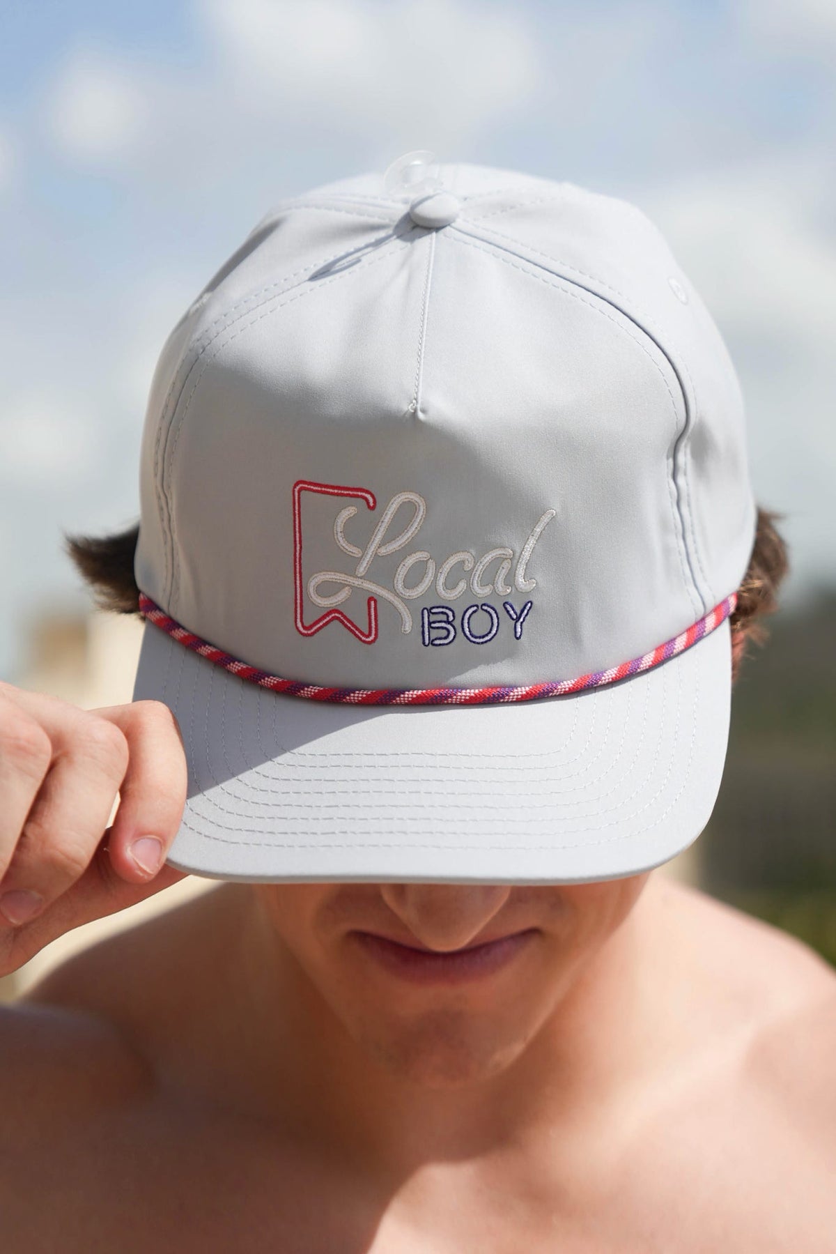 Local Boy Patch Rope Hats