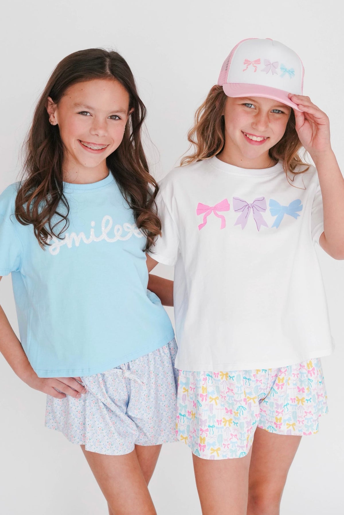 Azarhia Sequin Smile Boxy Tee