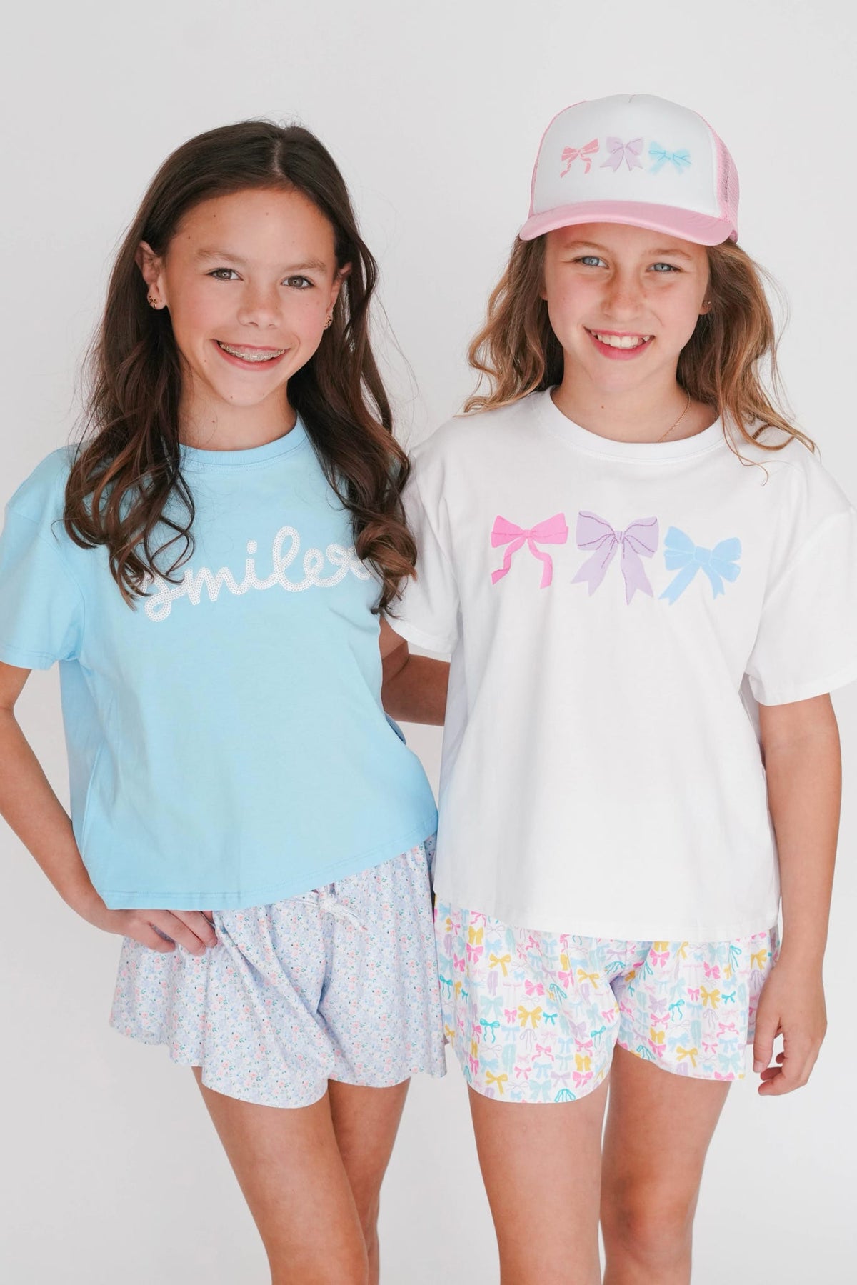 Azarhia Sequin Smile Boxy Tee