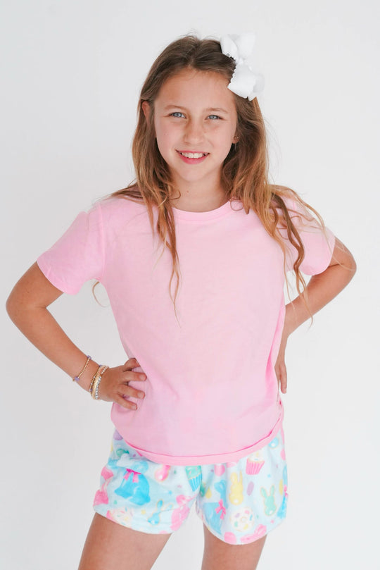 Girls' I Scream Plush Shorts