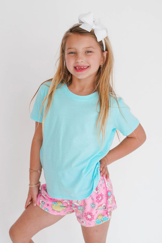 Girls' I scream Flower Chicks Plush Shorts