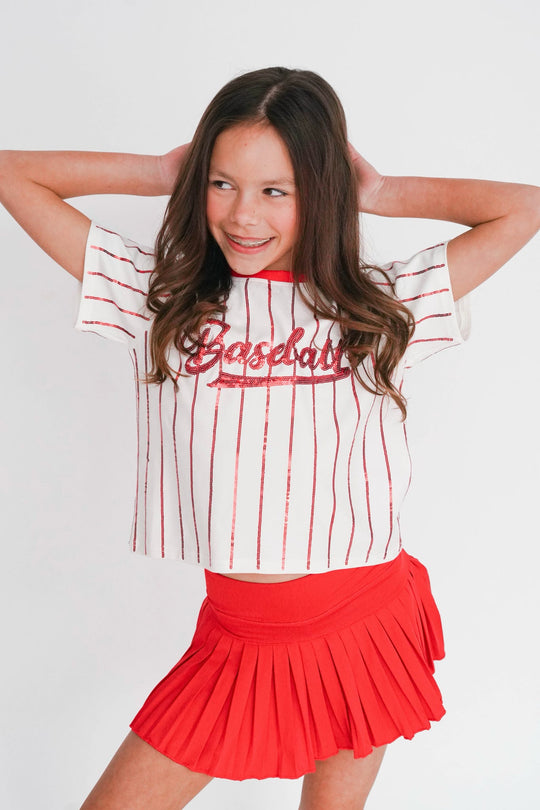 Girls' Belle Cher Baseball Top