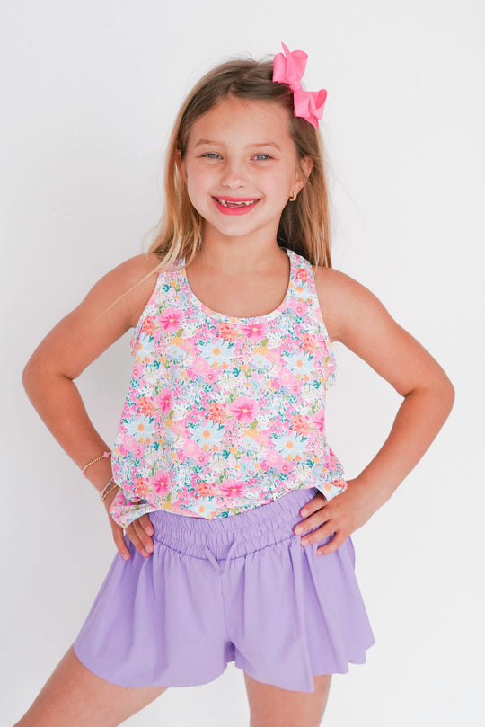 Girls' I scream Solid Butterfly Shorts