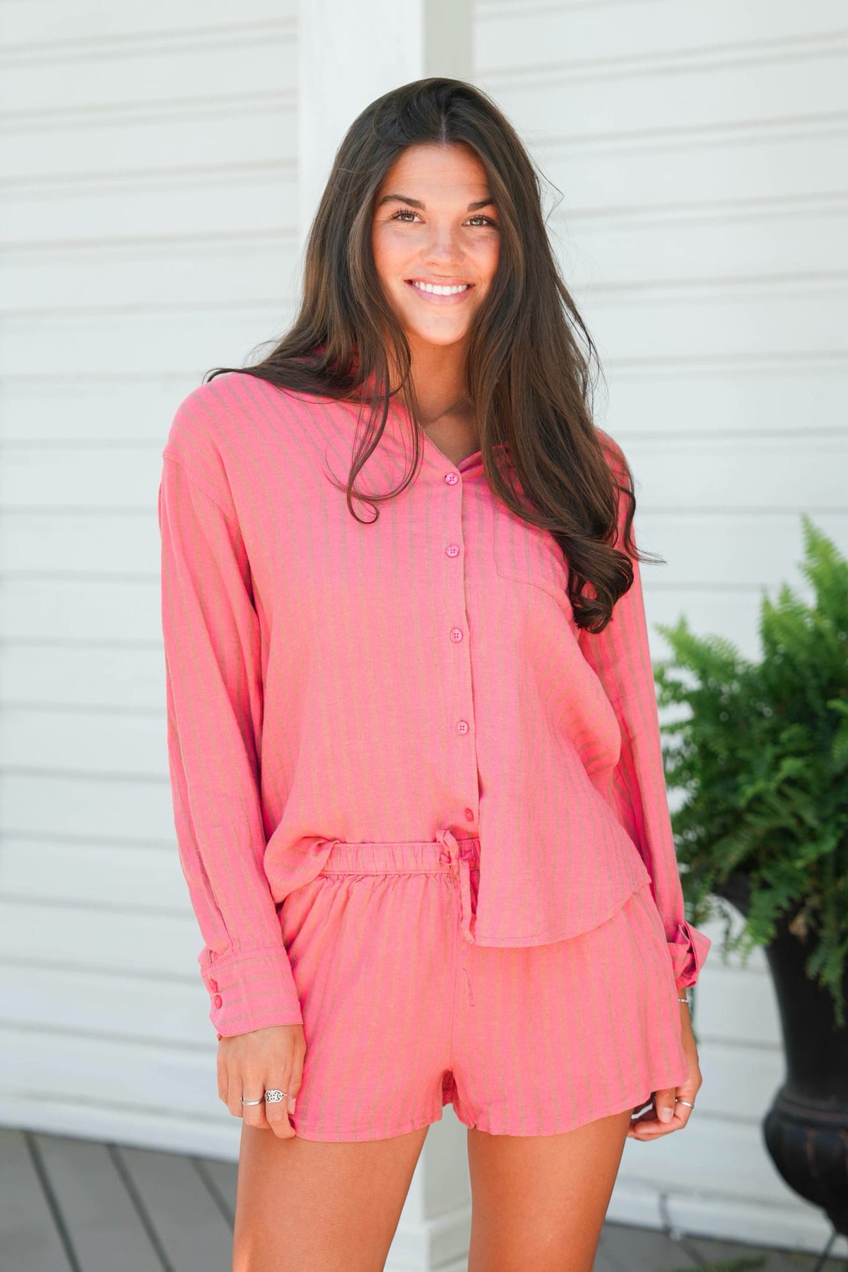 Z Supply The Perfect Striped Button Up