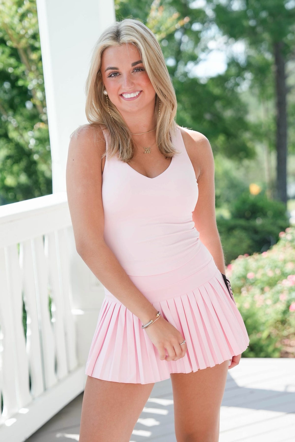 Gold Hinge Open Back Sweet Heart Tank - Pants Store
