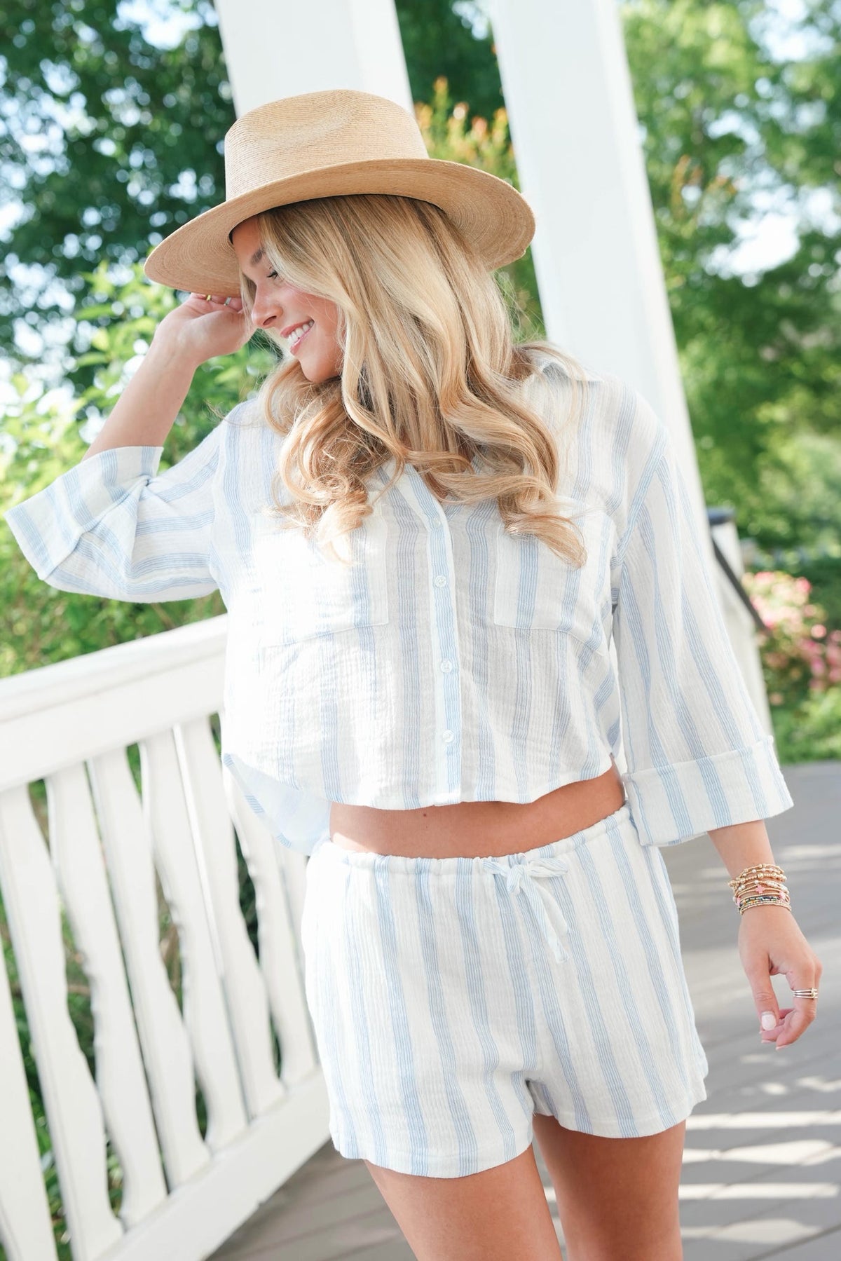 Z Supply Daylight Striped Airy Short