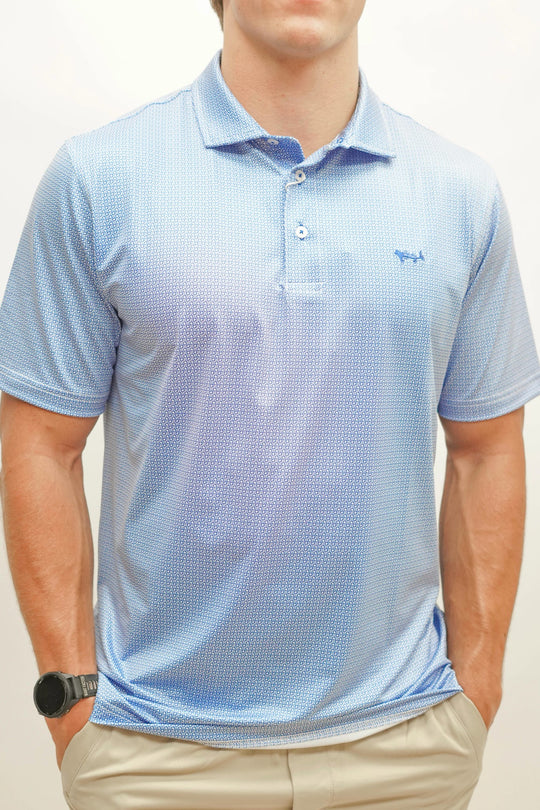 Coastal Cotton Printed Polo