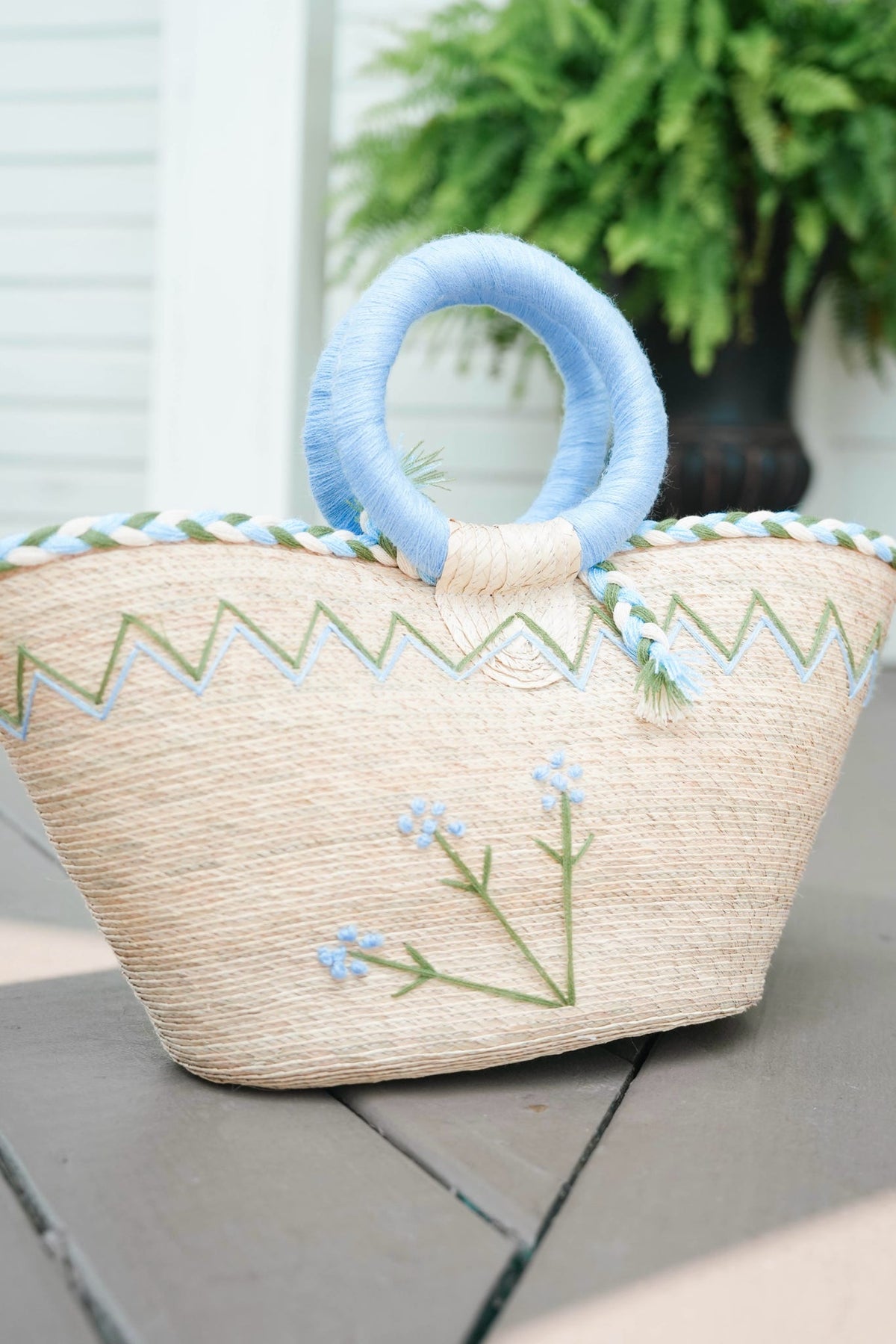 Tipsy Flower Palm Bag