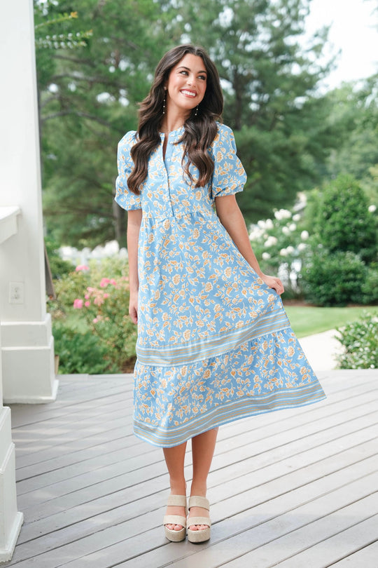 Mary Square Riley Ivy Script Dress