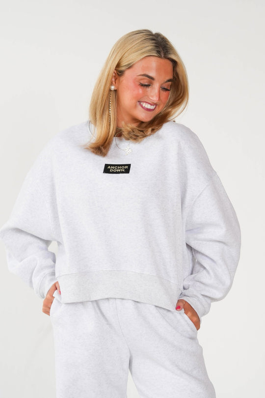 Scarlet & Gold Anchor Down Sweatshirt