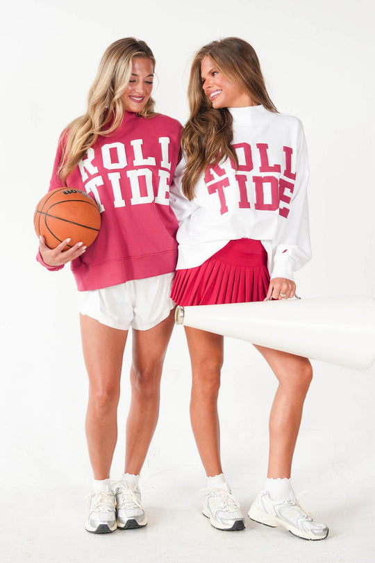 Roll Tide Stacked Mockneck Sweatshirt