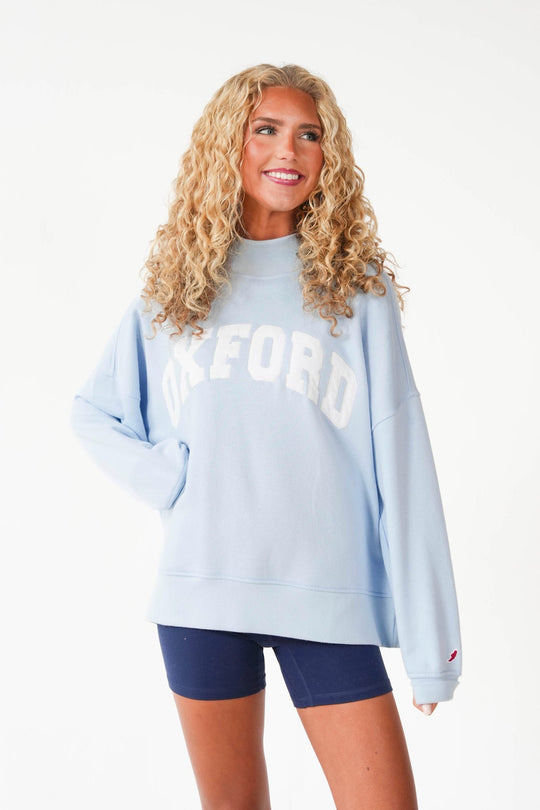 Oxford Mockneck Sweatshirt