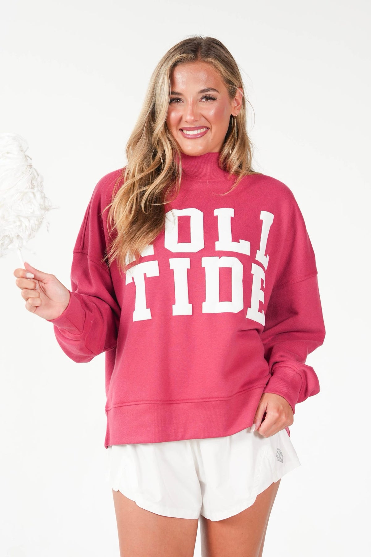 Roll Tide Stacked Mockneck Sweatshirt