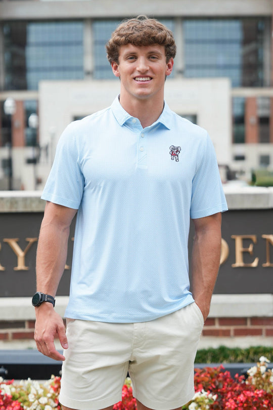 Cutter & Buck Vault 9 Pike Eco Diamond Dot Polo