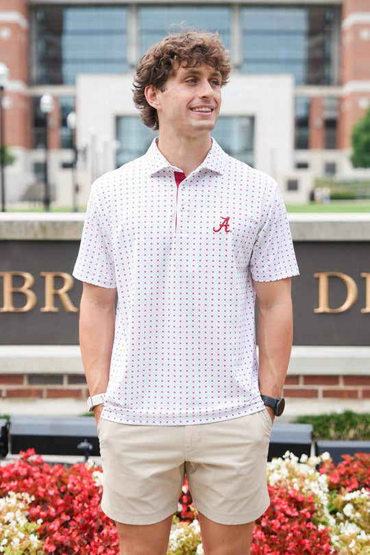 Taylor & Mick Script "A" Diamond Polo
