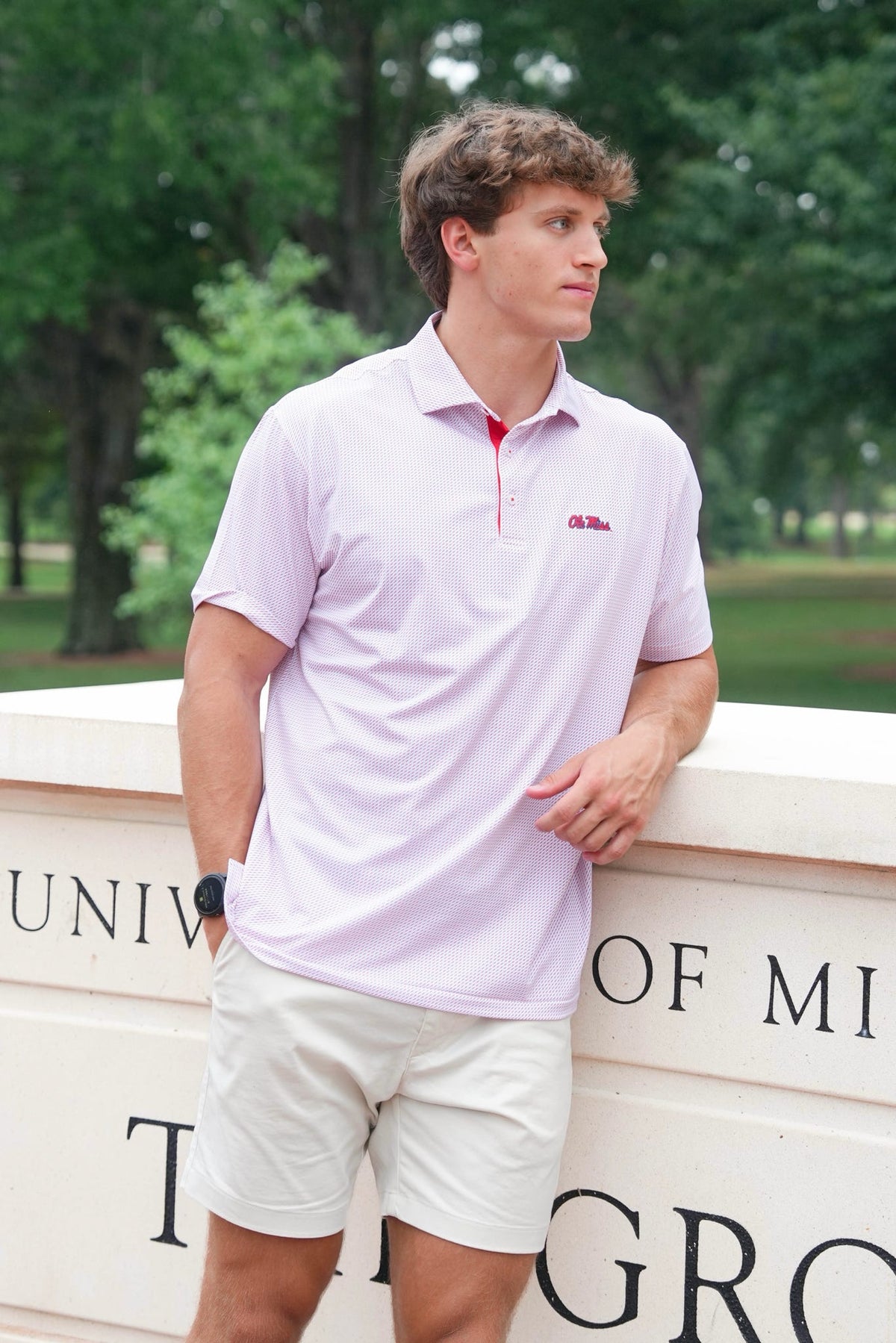 Taylor & Mick Ole Miss Script Polo