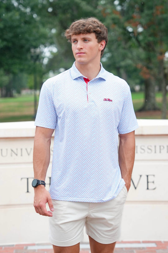 Taylor & Mick Flower Ole Miss Polo