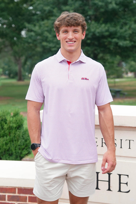 Taylor & Mick Ole Miss Diamond Polo