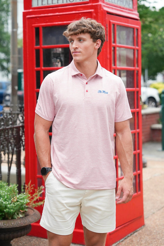 Antigua Endless Ole Miss Script Polo
