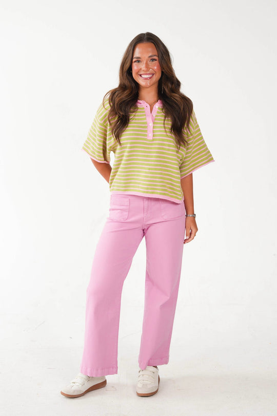 Kut Meg High Rise Wide Leg w/Patch Jean