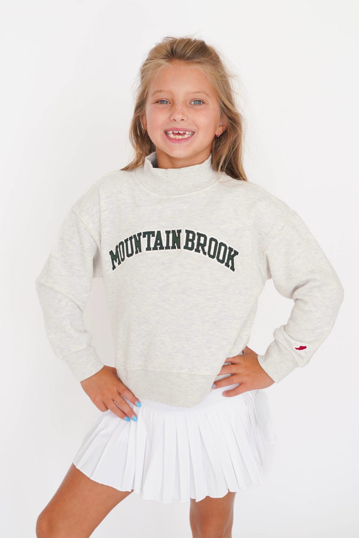 Girls' Mountain Brook Mockneck Sweatshirt