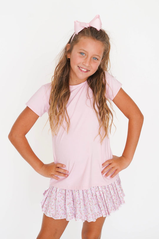Girls' Azarahia Printed Mini Pleated Skort