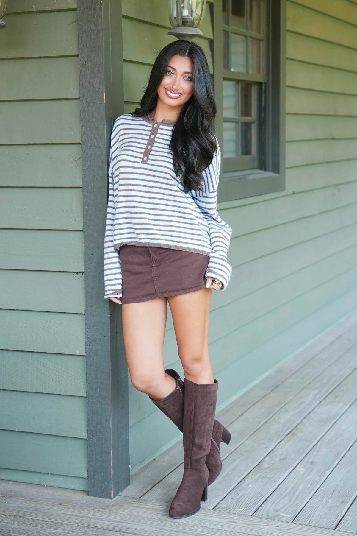 Barbra Henley Sweater