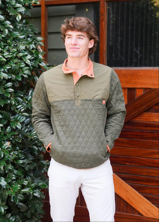 Southern Marsh Bighorn Quilted Pullover