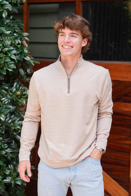 Johnnie-O Sof Tech Quarter Zip