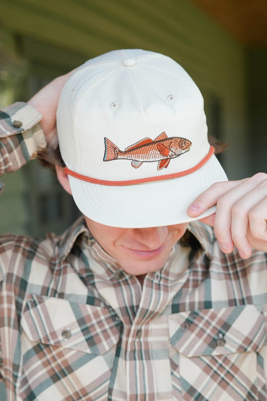 Duck Camp Grandpa Hat Redfish