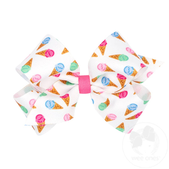 Girls' Wee Ones Medium Beach Themed Bows