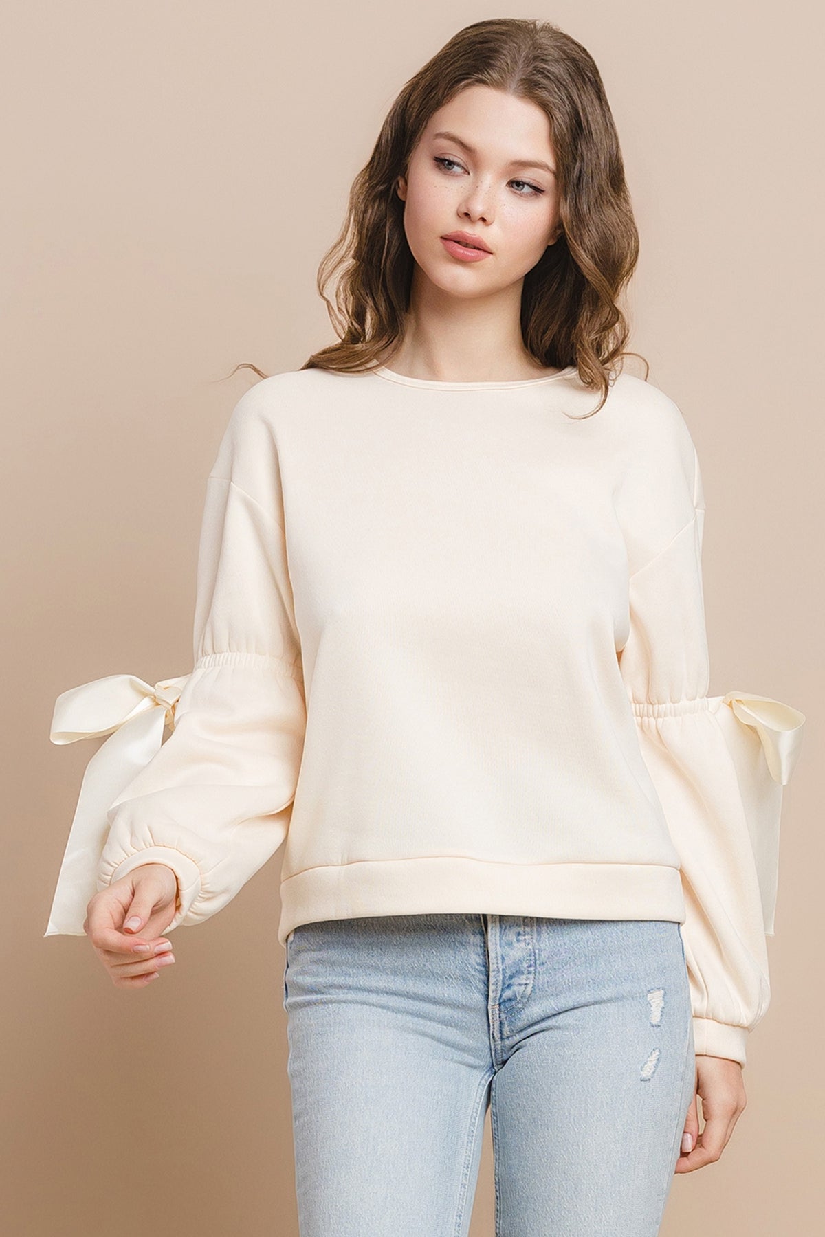 Brianna Bow Sweatshirt