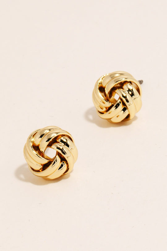 The Knotted Stud Earrings