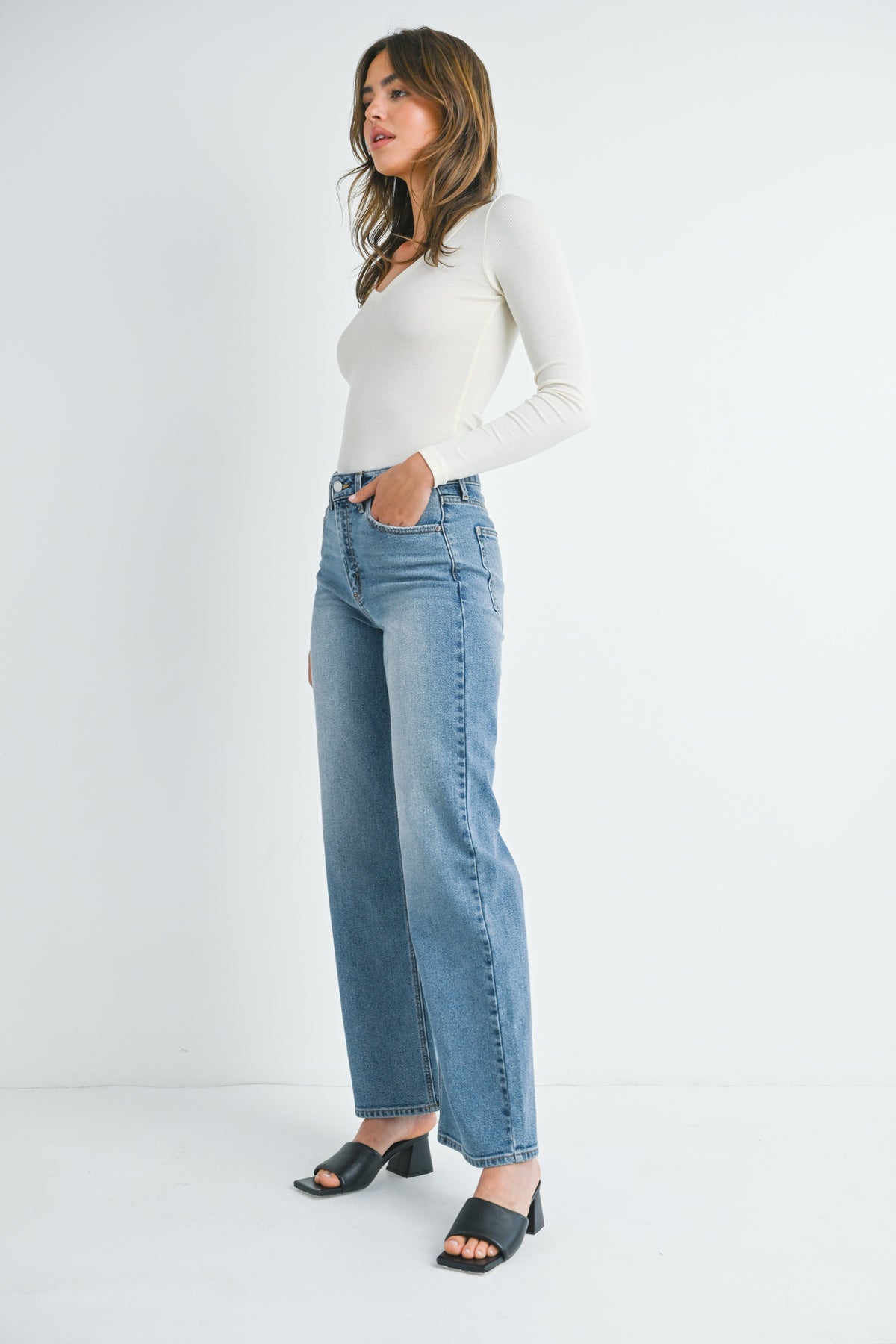 JBD High Rise Straight Pant