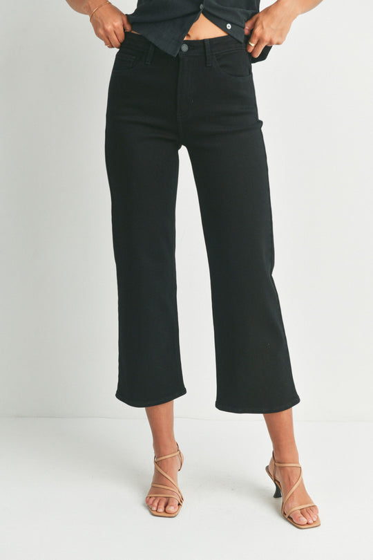 Just Black Denim Cropped Jean