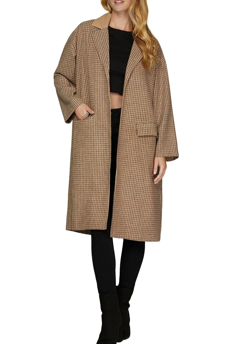 Checks The Boxes Coat