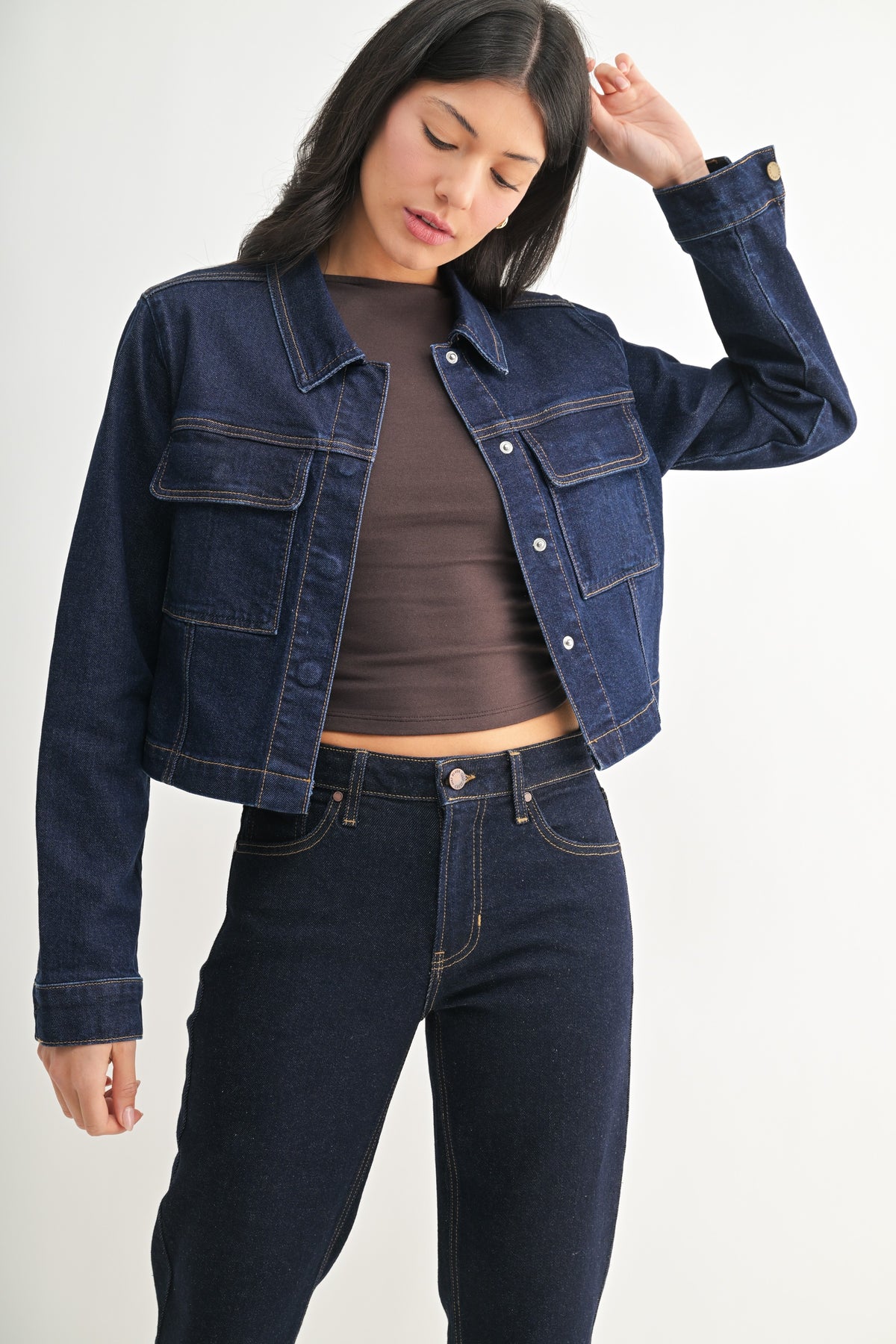 Just Black Denim Jean Jacket