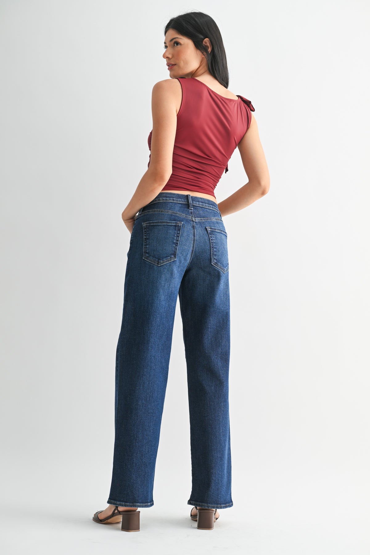 Just Black Denim Straight Leg Jean