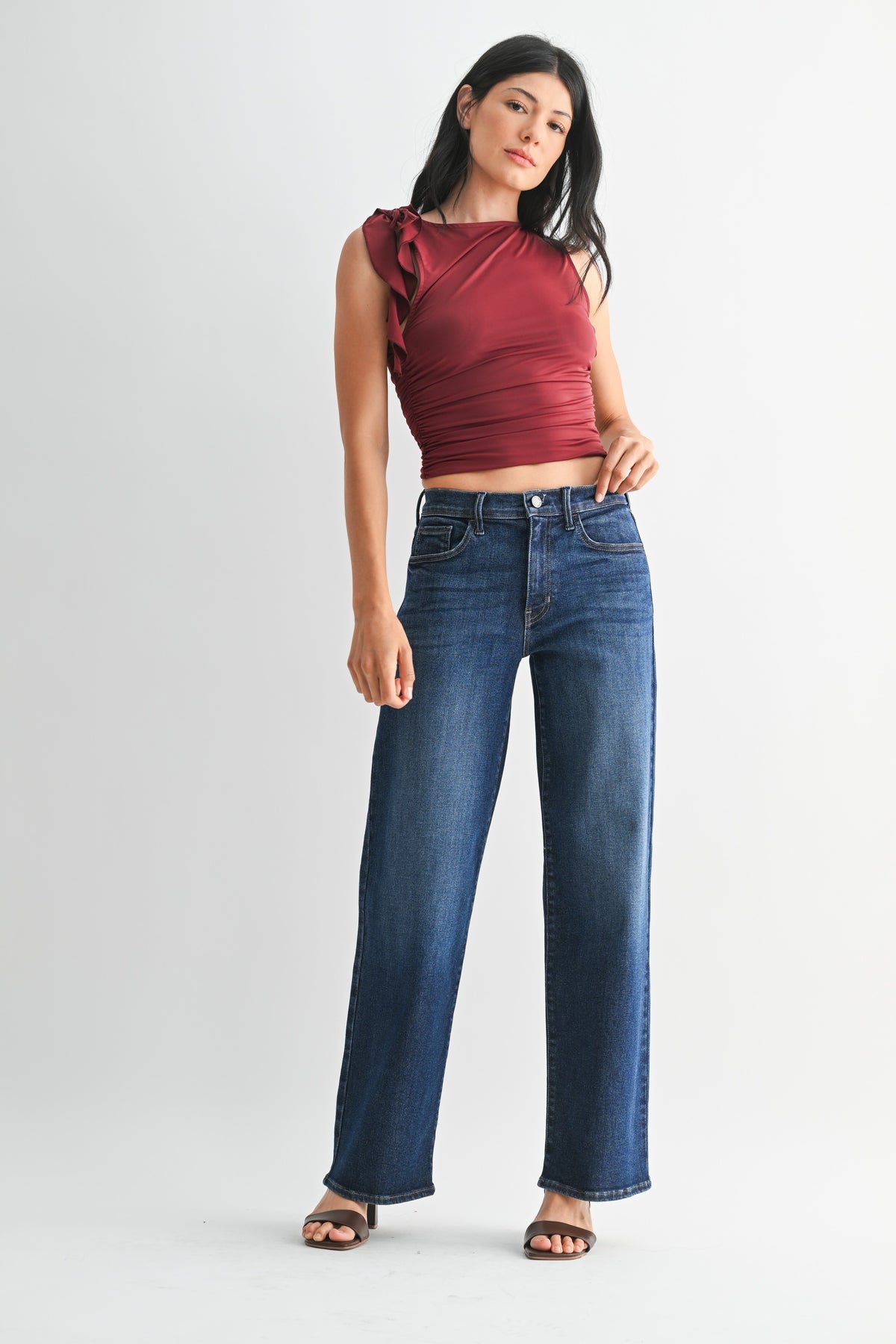 Just Black Denim Straight Leg Jean
