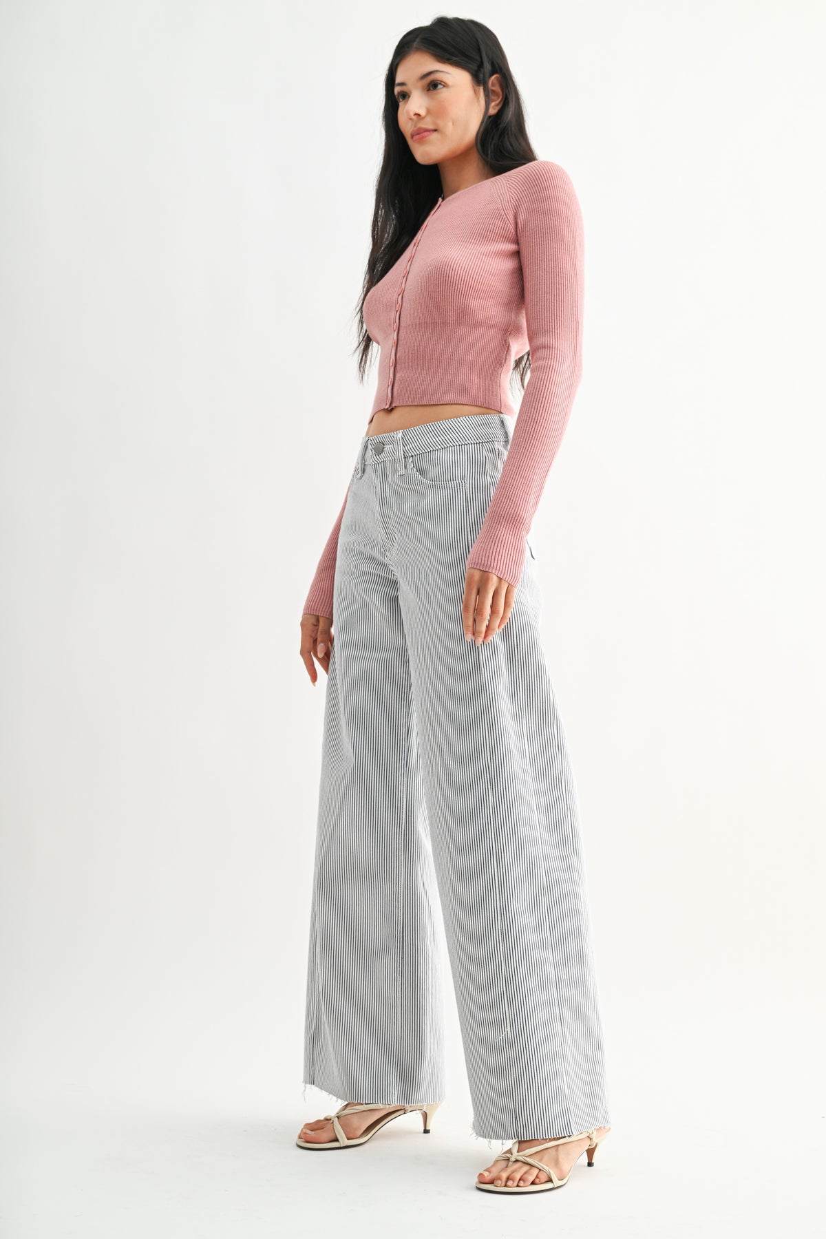 Just Black Denim Striped Jeans