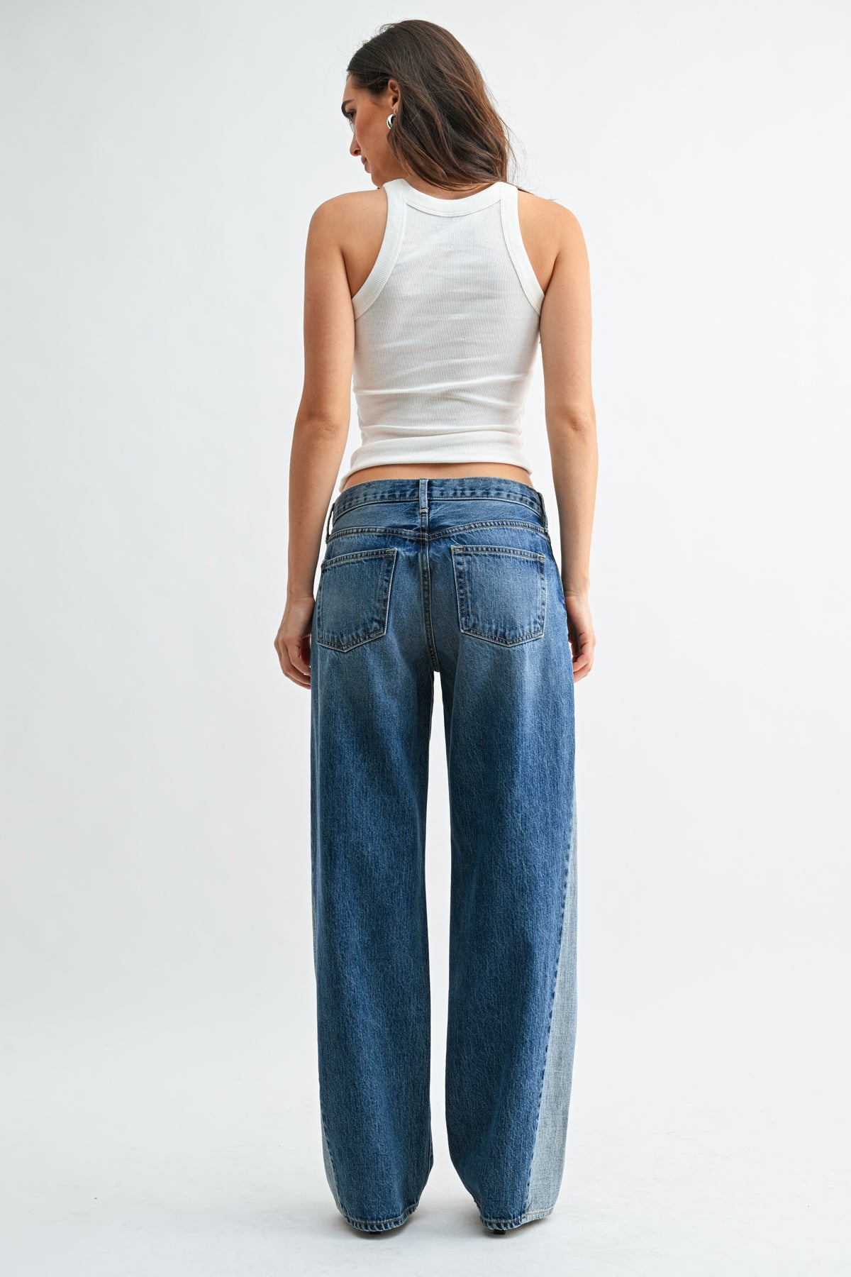 Just Black Denim Contrast Jean