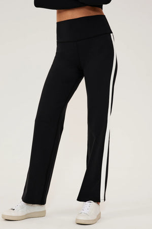 Splits59 Women's Harper Supplex Pants, Black/White, S at  Women's  Clothing store