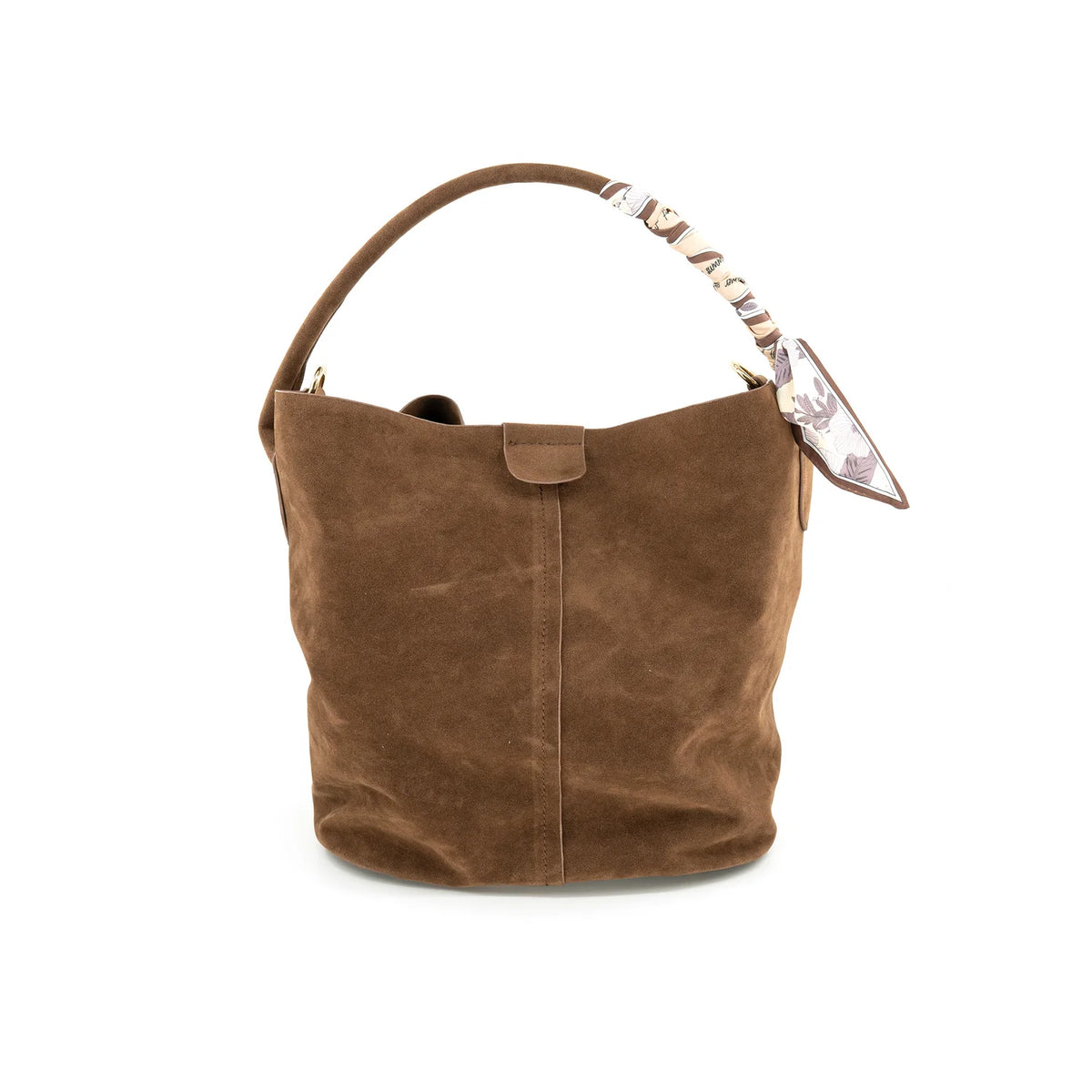 Suede Bucket Bag