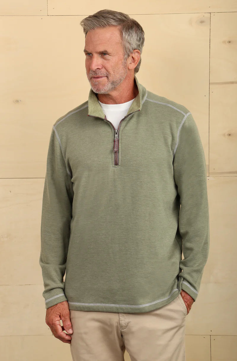 True Grit Sea Ranch Fleece 1/4 Zip Pullover