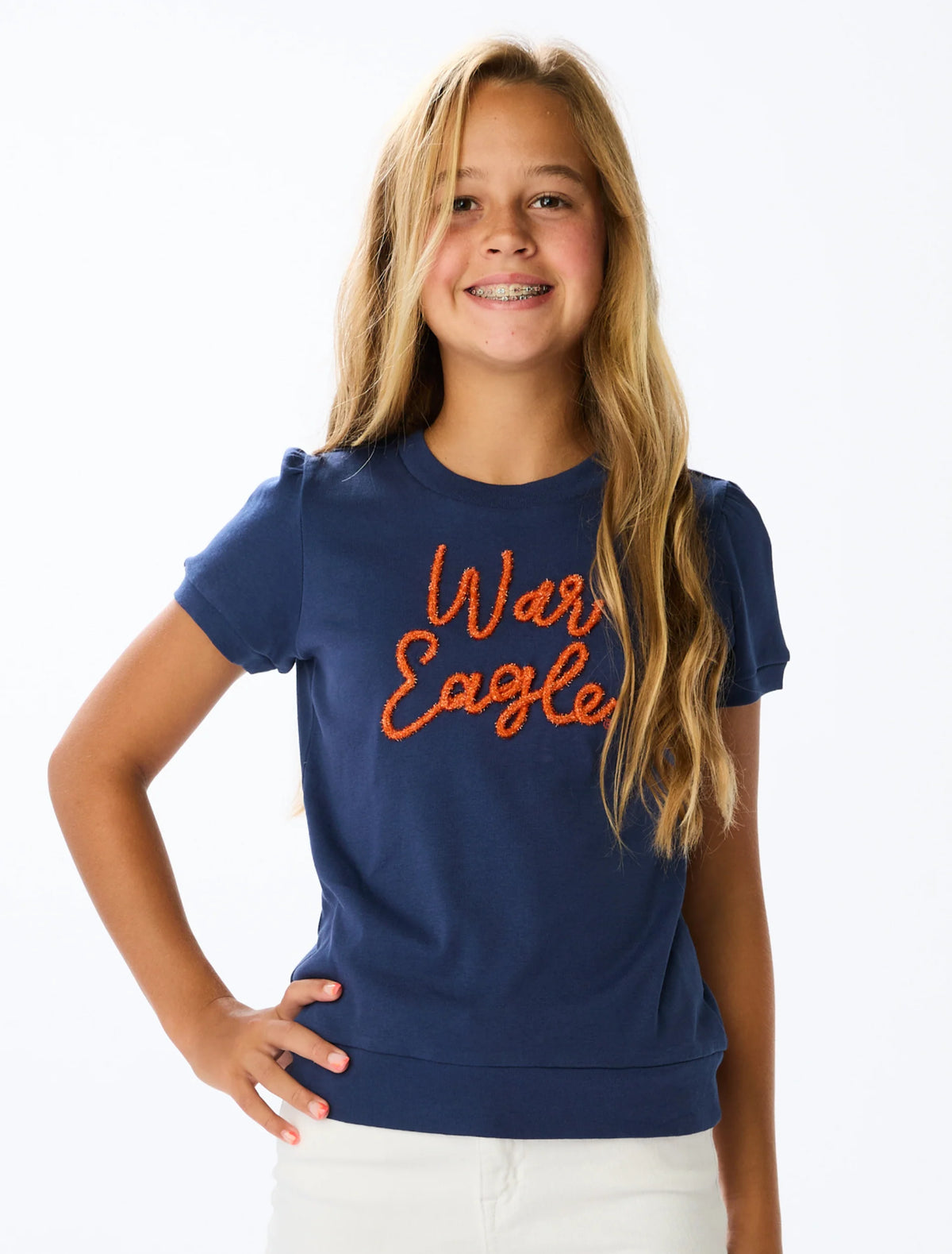 Auburn Glitter Script Youth