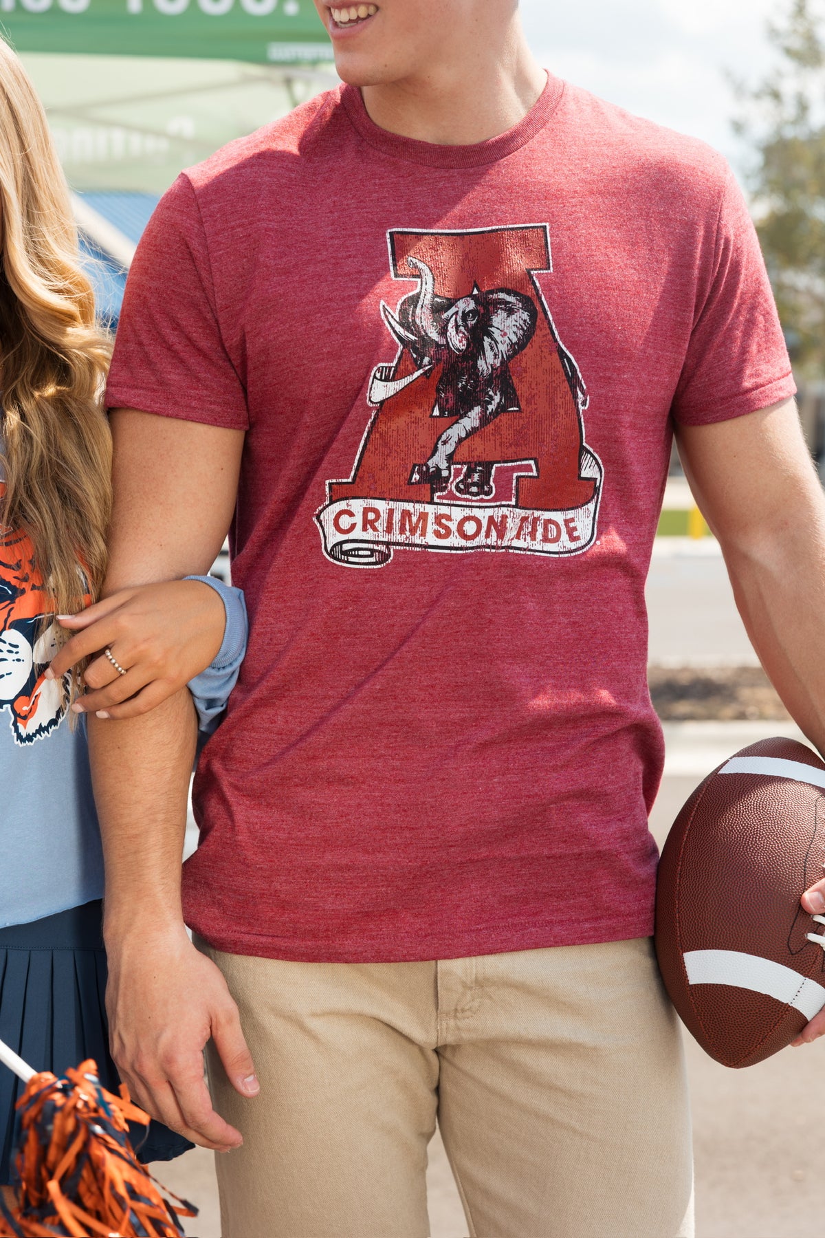 Champion Vault Elephant With Crimson Tide Logo Tee