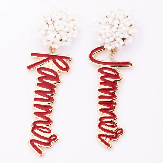 Michelle Mcdowell Rammer Jammer Dangle Earrings