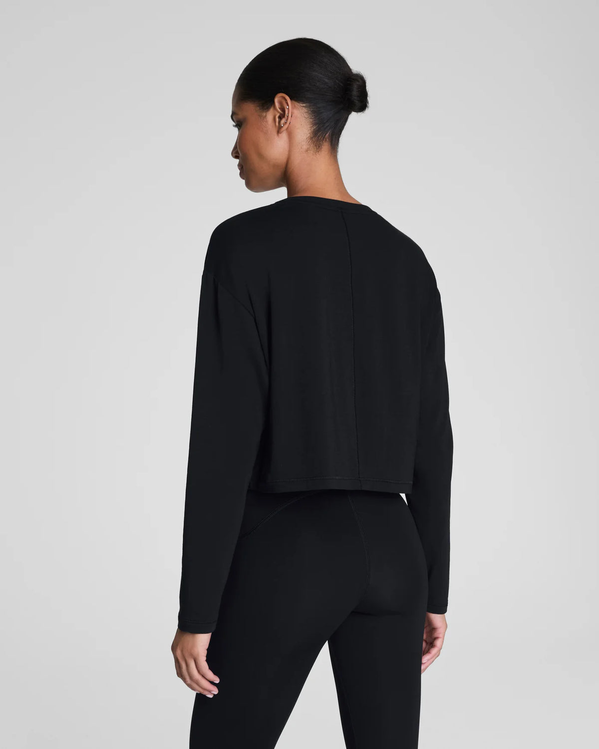 Spanx Cropped Long Sleeve Top